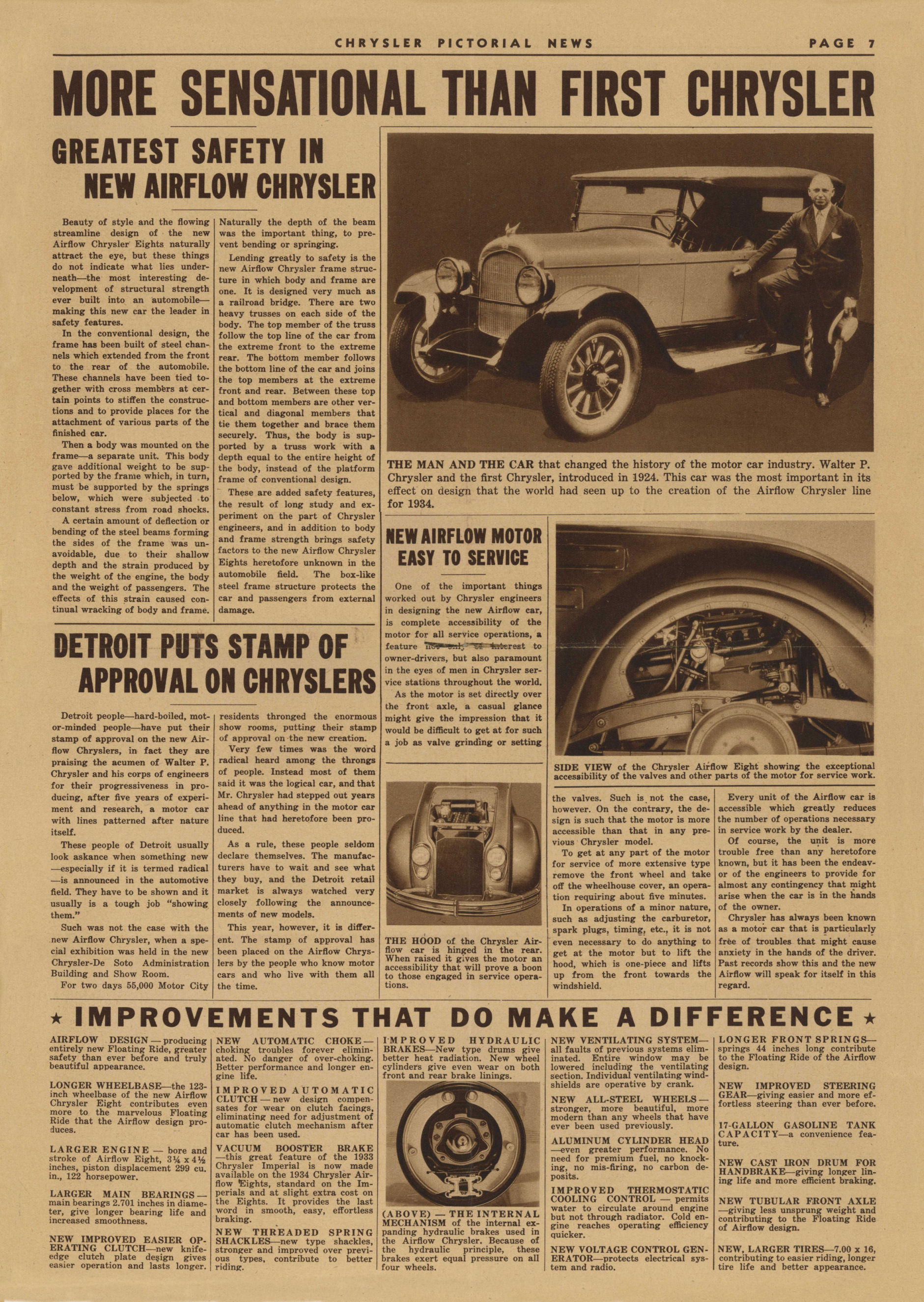 1934 Chrysler New York Auto Show Handout Page 6